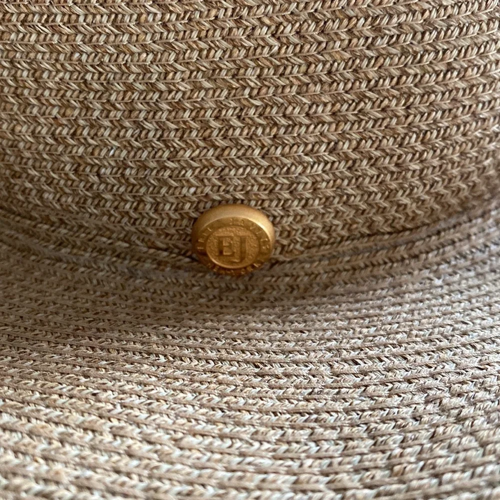 - ERIC JAVITS NEW Hampton' Straw Sun Hat - Picture 4 of 8